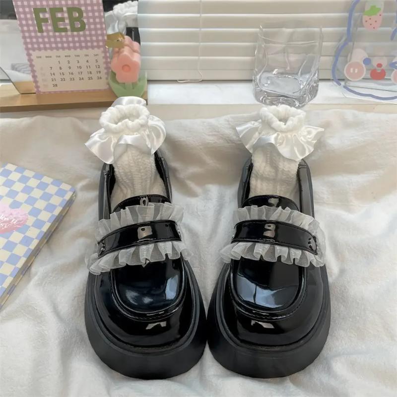 Loafers Woman Pumps with Medium Heels Shoes for Women 39 on Offer Lastest Beau Today Non Slip Y2k Young Casual Chic and Elegant