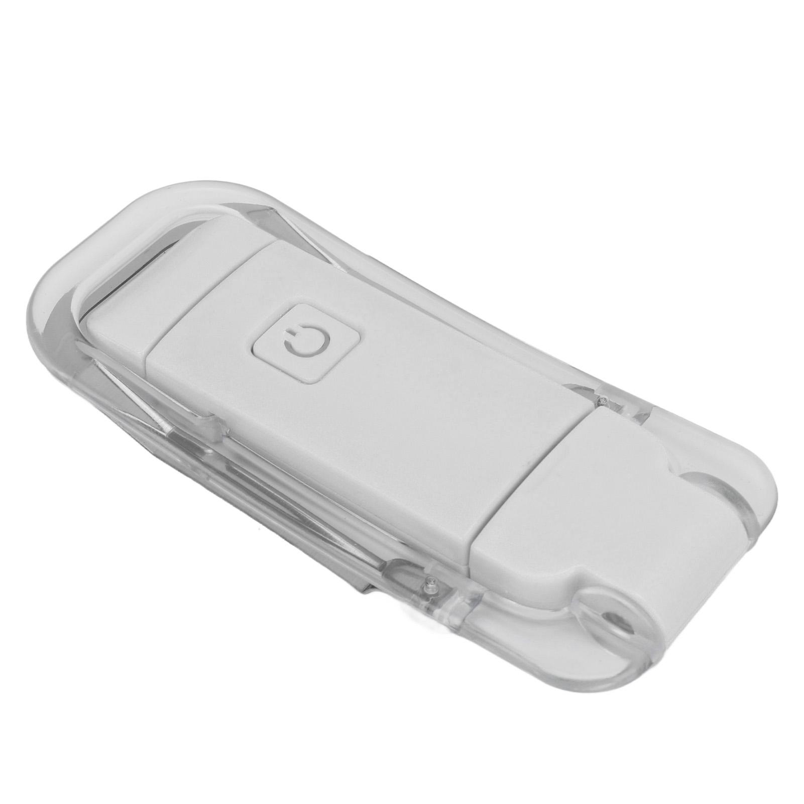 

LED Bookmark Light USB Rechargeable 3 Brightness Warm White Light Portable Clip On Reading Lamp for Night Reading White белый