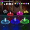Solar Jellyfish Garden Lights Outdoor Waterproof 7 Color Changing Fiber Optic Solar Landscape Pathway Stake Lamps for Yard Lawn Wedding Holiday Decor