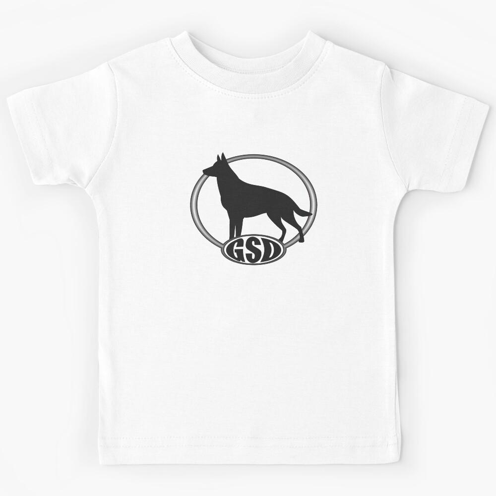 German Shepherd Dog GSD | NickerStickers® on Redbubble Kids T-Shirt 160