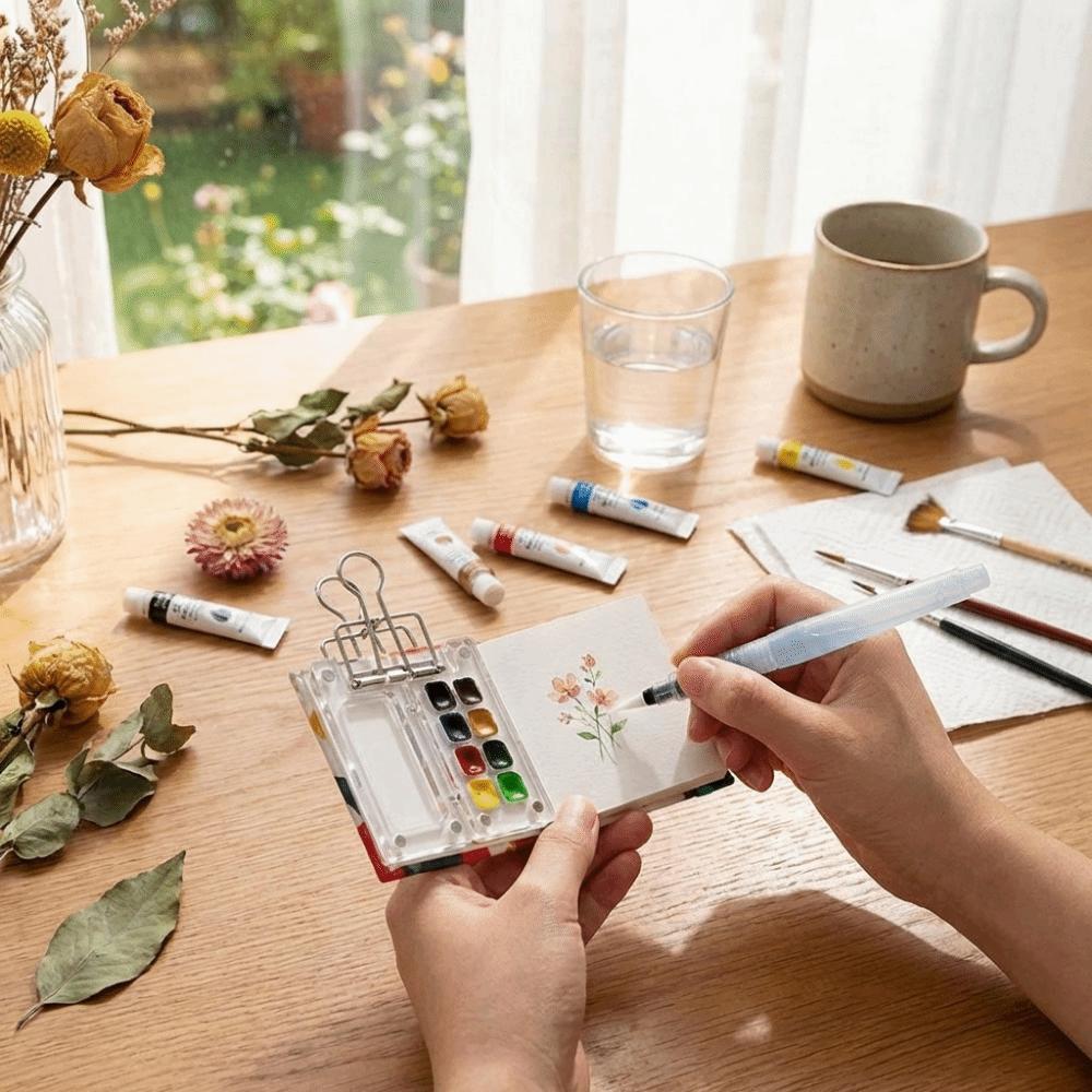 300gsm Wood Pulp Watercolor Sketchbook 20 Sheets Portable Sketchbook  Portable Pocket