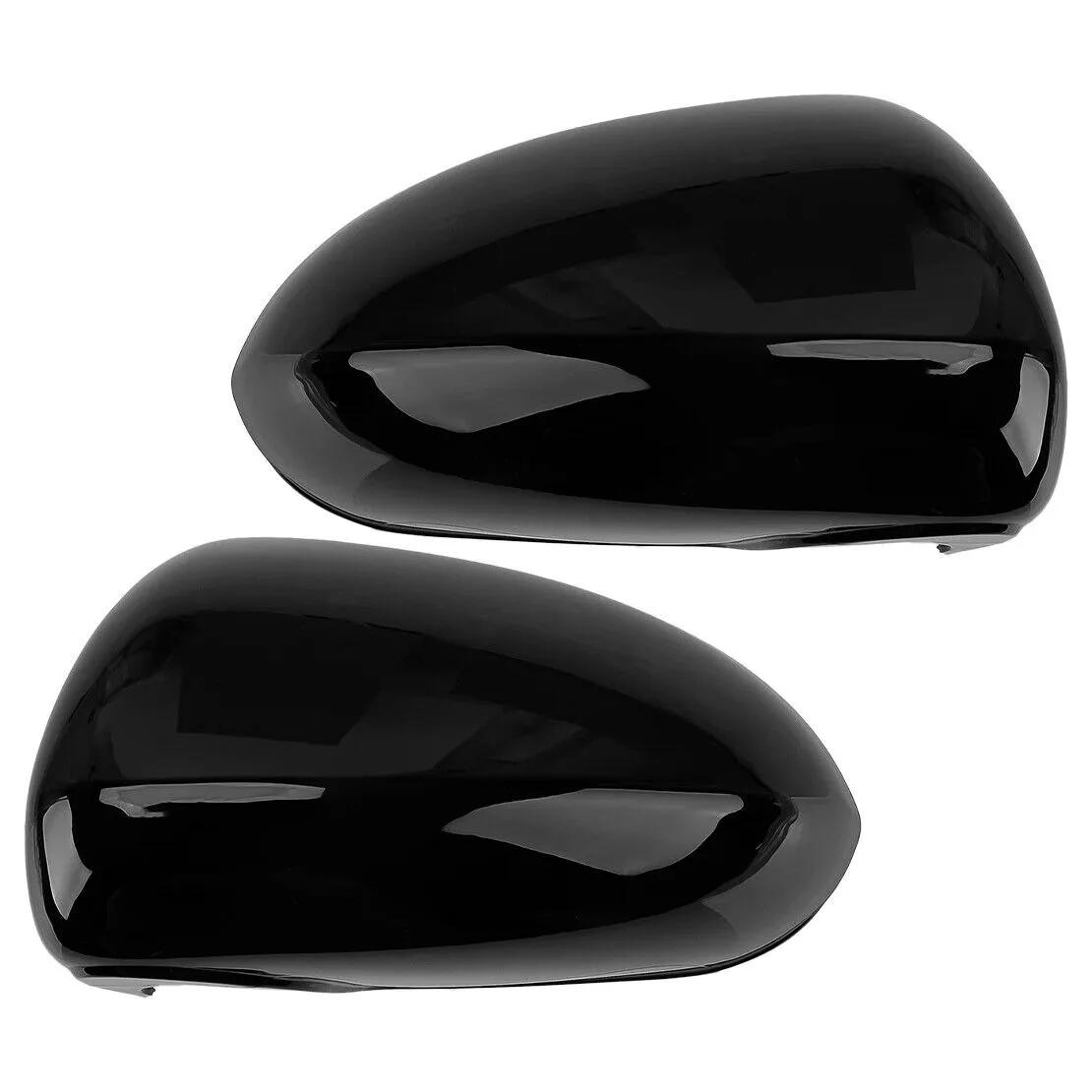 

For Vauxhall Corsa D E 2006-2019 Car Replacement Rearview Side Mirror Cover Wing Cap Exterior Door Rear View Case Trim Black чёрный