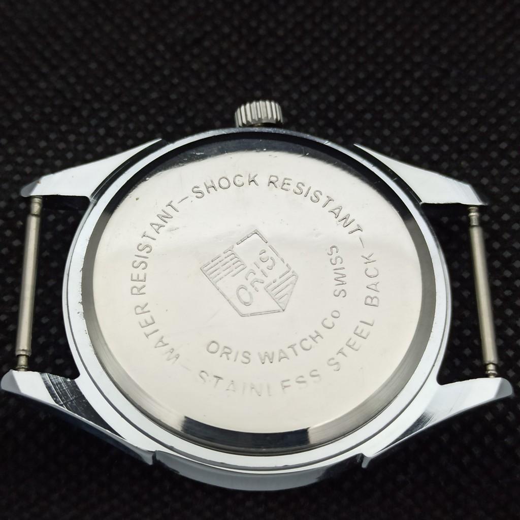 VINTAGE ORIS WINDING SWISS REFURBISHED MENS WRIST BLUE WATCH 558c-a297114-1