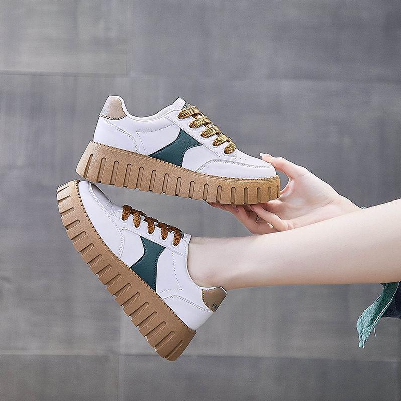 Casual Shoes for Women Spring and Autumn New Student Platform Non-Slip Comfortable Wear-Resistant Sneakers Comfortable Niche Sneakers