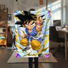 Coperta in Flanella con Stampa Personaggi Dragon Ball, Alta qualità Confortevole per Tutte le Stagioni, Arredamento per la Casa, Calore e Comfort, Perfetta per Regali di Natale