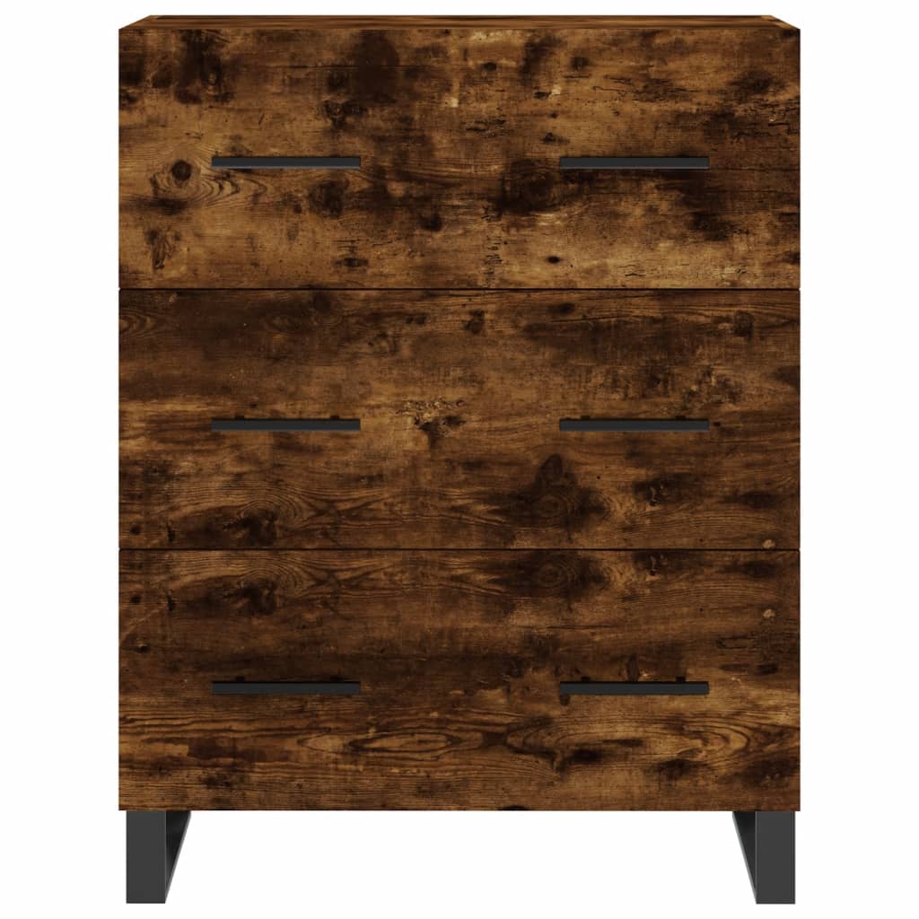 Highboard Smoked Oak 69.5 x 34 x 180 cm Particleboard