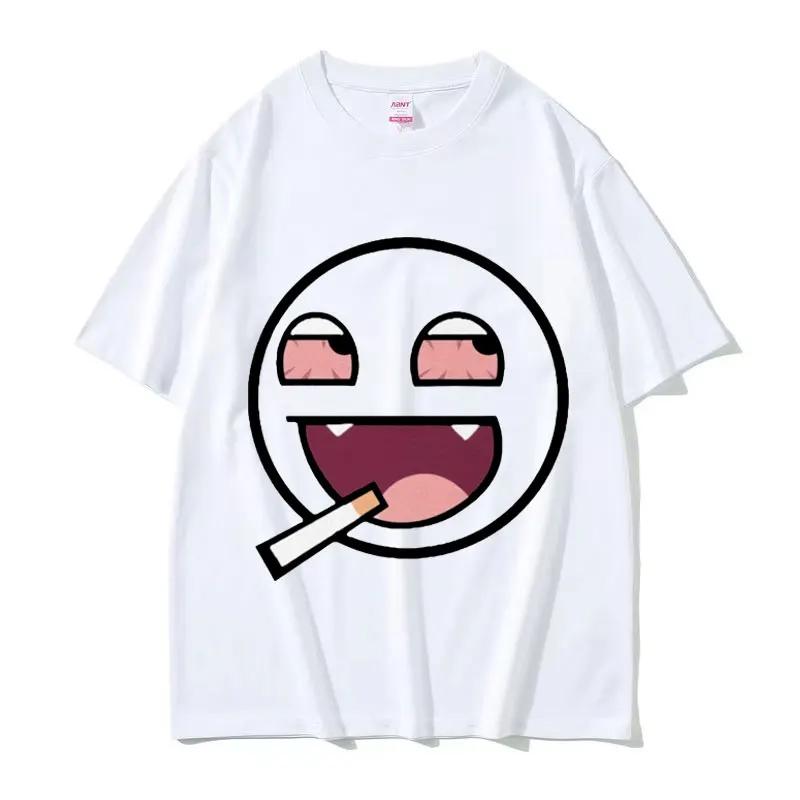 Men Woemn Retro Domo Kun Gun Cartoon Printed Cotton Travel TShirt for Men Women Mascot Fashion Casual Loose Short Sleeve