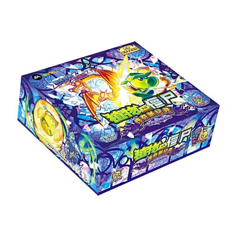 Official Genuine New Plants Vs. Zombies Fantasy Universe Combo Set Rubber Man Collectible Cards Anime Merchandise Gifts