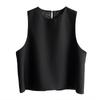 Juzhi Spring Women's Back Slit Suit Vest - Simple, Elegant, Layered Top (1588)