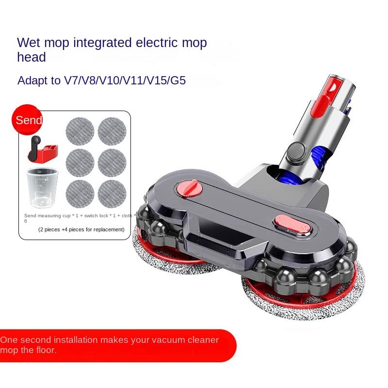Floor Mop Head for Dyson V10/V11/V15/V7/V8/G5 Vacuum Cleaner Electric Mop Attachment with Detachable Water Tank and Mop