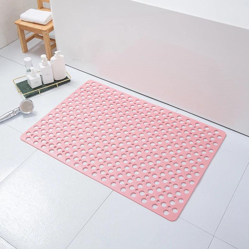 Extra Large Bath Mat TPE Suction Grip Mat Non Slip Bathtub Strong Suction Anti-Mold Shower Mat With Suction Cup Bathroom Product