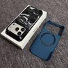iPhone 17 Kevlar Magnetic Case for Apple 16 Pro Max - Carbon Fiber Ultra-Thin Protective Half-Wrap