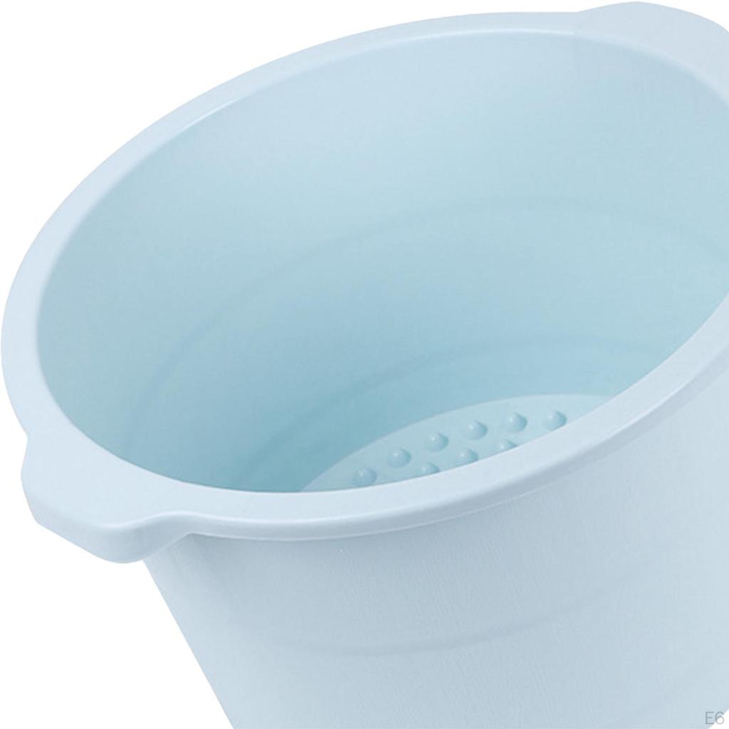 Foot Bath Basin Soaking Tub Lightweight 11.81x9.06inch Versatile Massage Bucket for