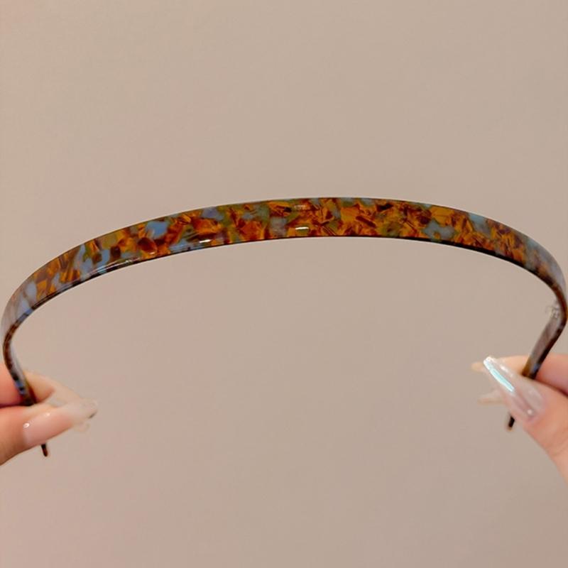 Multipurpose Acetate Hairband Simple High Crowns Headbands Multi Functional Hair Accessory For Fashionable Style 2025