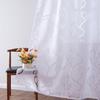 Modern Multi-color Cutout Lace Sheer Curtain for Bedroom, Living Room, Lounge - Rod Pocket Design