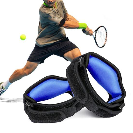 Women Men Tennis Elbow Brace Elbow Strap with Sponge Liner Pad Professional Tendonitis Arm Band Sports Forearm Support