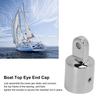 Stainless Steel Boat Top Eye End   Fitting 22Celsius25mm Pipe for Boat Accessories Marine