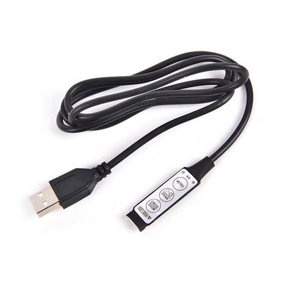 Dc 5V Usb Led Rgb Controller 3Key 4Pin Remote Controller For Led Strip Light