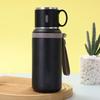Cup 316 Stainless Steel Vacuum Insulated Bottle with Leakproof Lid And Portable Handle 2-in-1 Drinking Cup Wide Mouth for Hot Cold Drinks