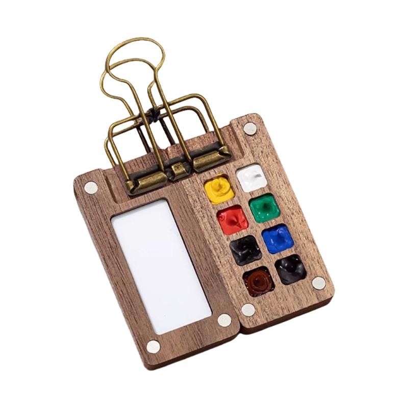 

8/15 Grids Travel Paint Set Portable Sketchbook Palette Watercolor Palette Set Travel Paint Tray Box Palette Box