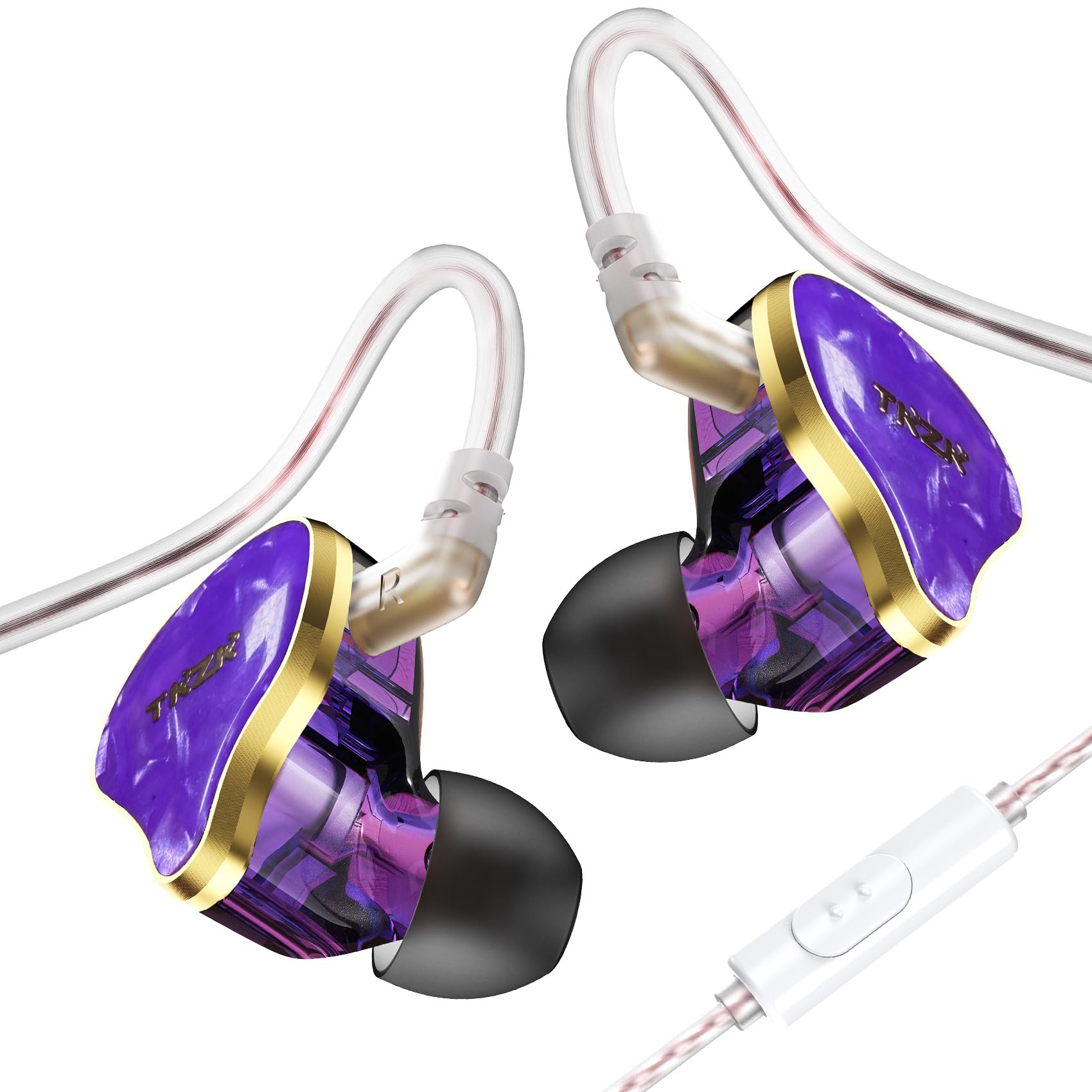 

Upgraded TKZK TK02 wired wired gaming dual magnetic circuit dynamic powerful Tesla magnetic circuit HIFI sound high purity OFC noise compatible with