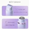 Electric Shaver for Women Double Head Hair Removal Rechargeable Hair Shaving Epilator Sensitive Area Bikini Hair Trimmer
