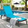 Liegestuhl Outdoor Terrassen-Liegestuhl mit verstellbarer 5-Position