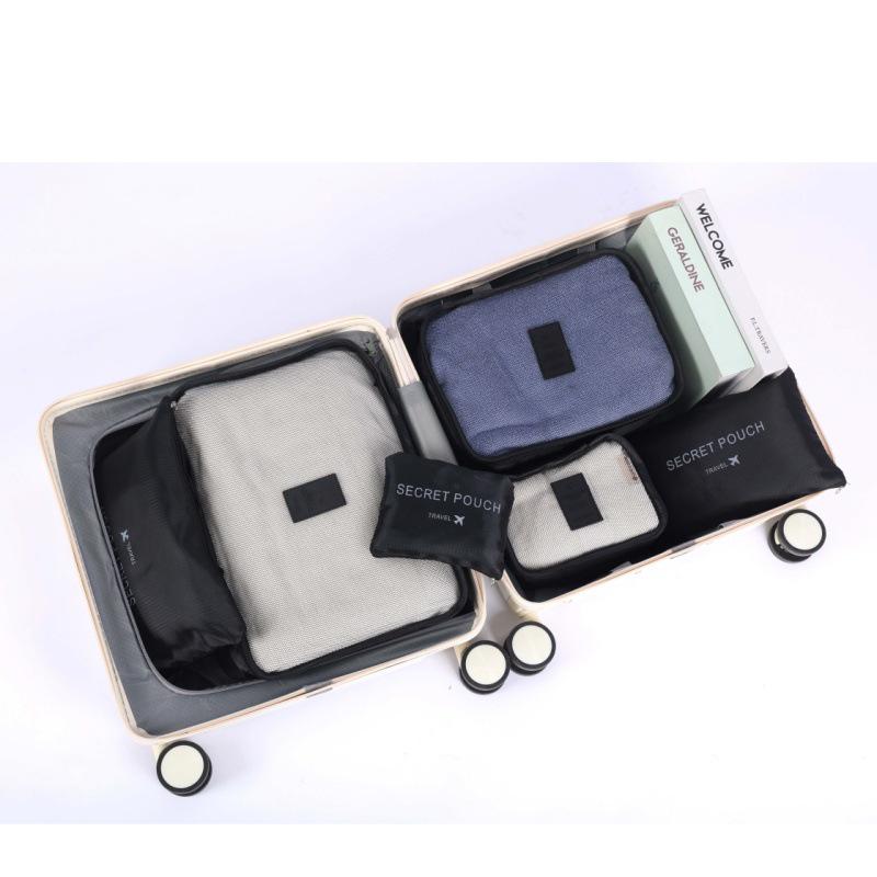 Oxford Cloth Travel Storage Bag for Shoes and Underwear, Packing Organizer Pouch