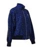 Full Zip Blouson Golf Outerwear S [Pin Apparel] Women's (Leopard Print, Stretch) / / 622-4220902 110_Blue