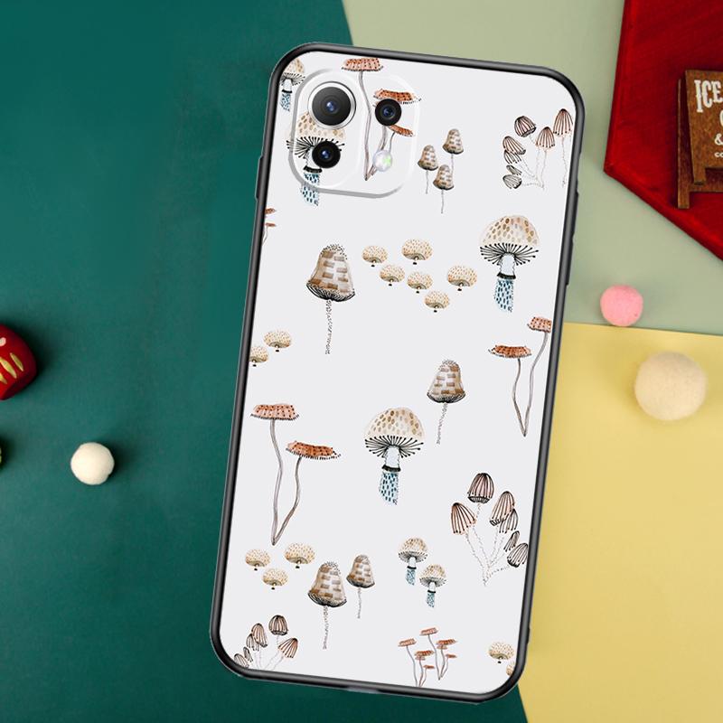 Mushroom Case For Xiaomi 14T Pro 11T 12T 13T 13 14 15 Ultra POCO X7 Pro X3 X5 X6 M6 F5 F6 Pro Cover
