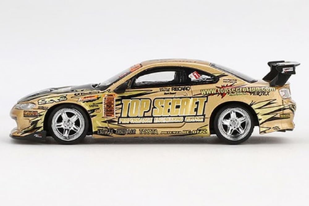 MINI GT Scale Nissan Silvia Top Secret D1GP Finished Product 1/64 (S15) (Right-Hand Drive) MGT00714-BL