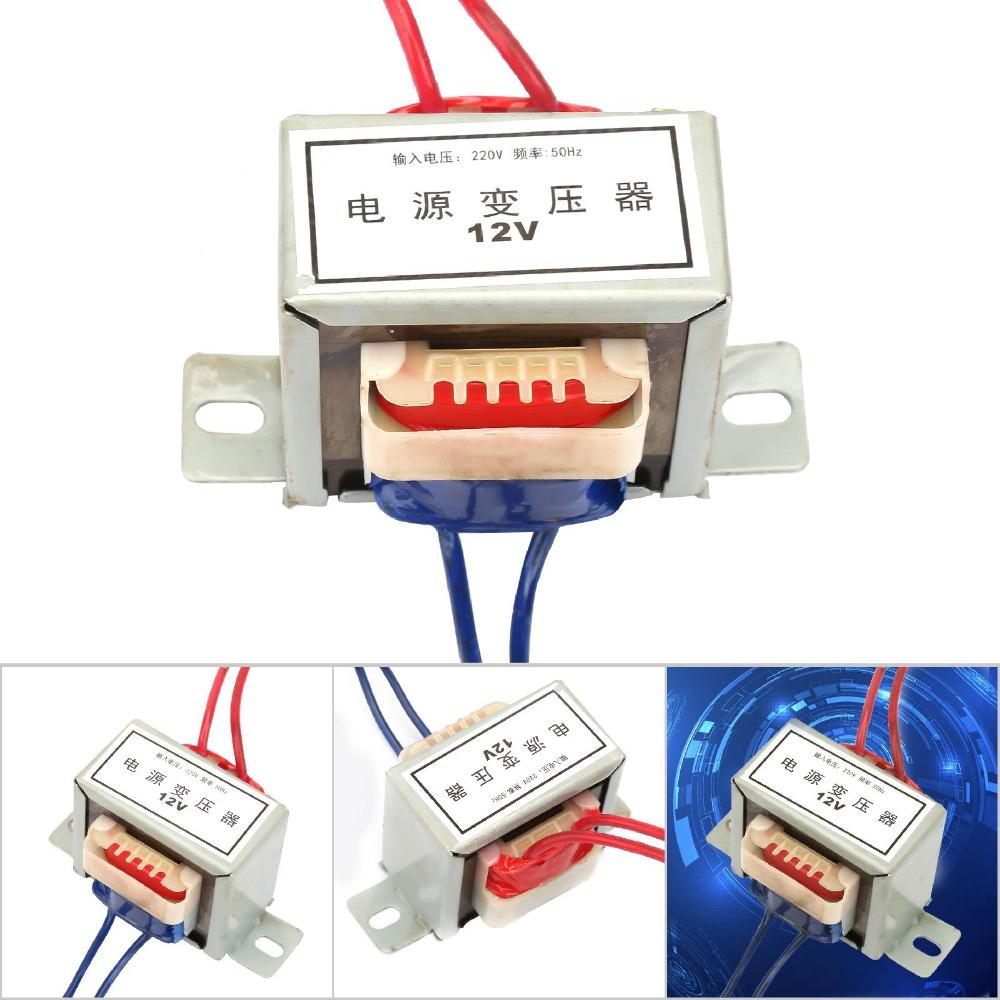 AC 220V Single Power Transformer 10W AC 12V/24V Output Voltage Electronic Transformer 50Hz Full Copper Wire Power Converter