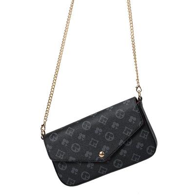 Taška Dámska Nová Ležérna Retro Reťazová Malá Štvorcová Taška Všestranná Módna Obálková Taška Cez Rameno Crossbody Dámska Taška