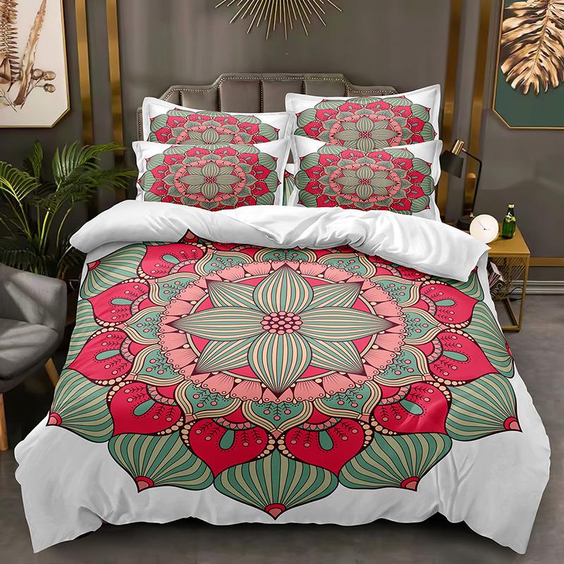 Fashion Technology Printing, 3D Digital Printing, Bedding, Duvet Covers, Pillowcases, Three-piece Sets