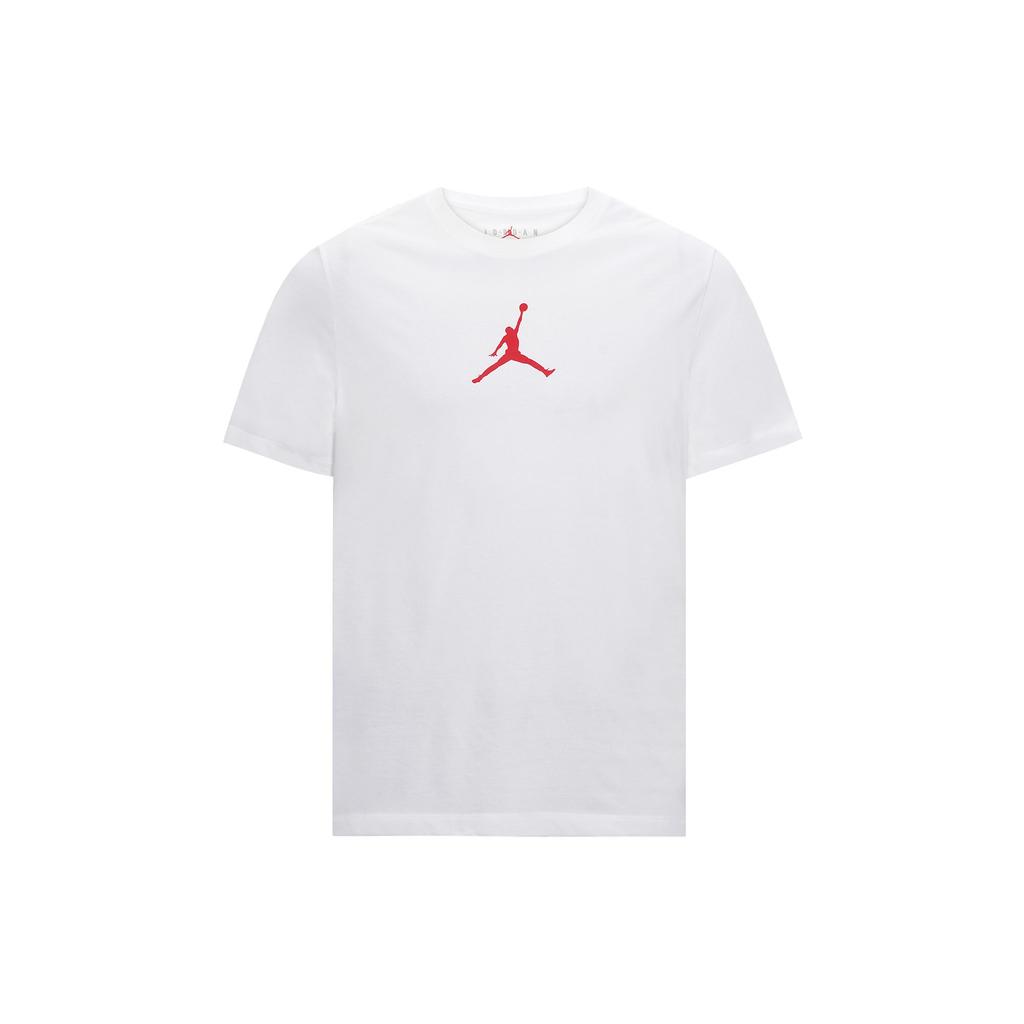 Jordan T Shirt Asian Version Men's White/Training Red CW5191-101