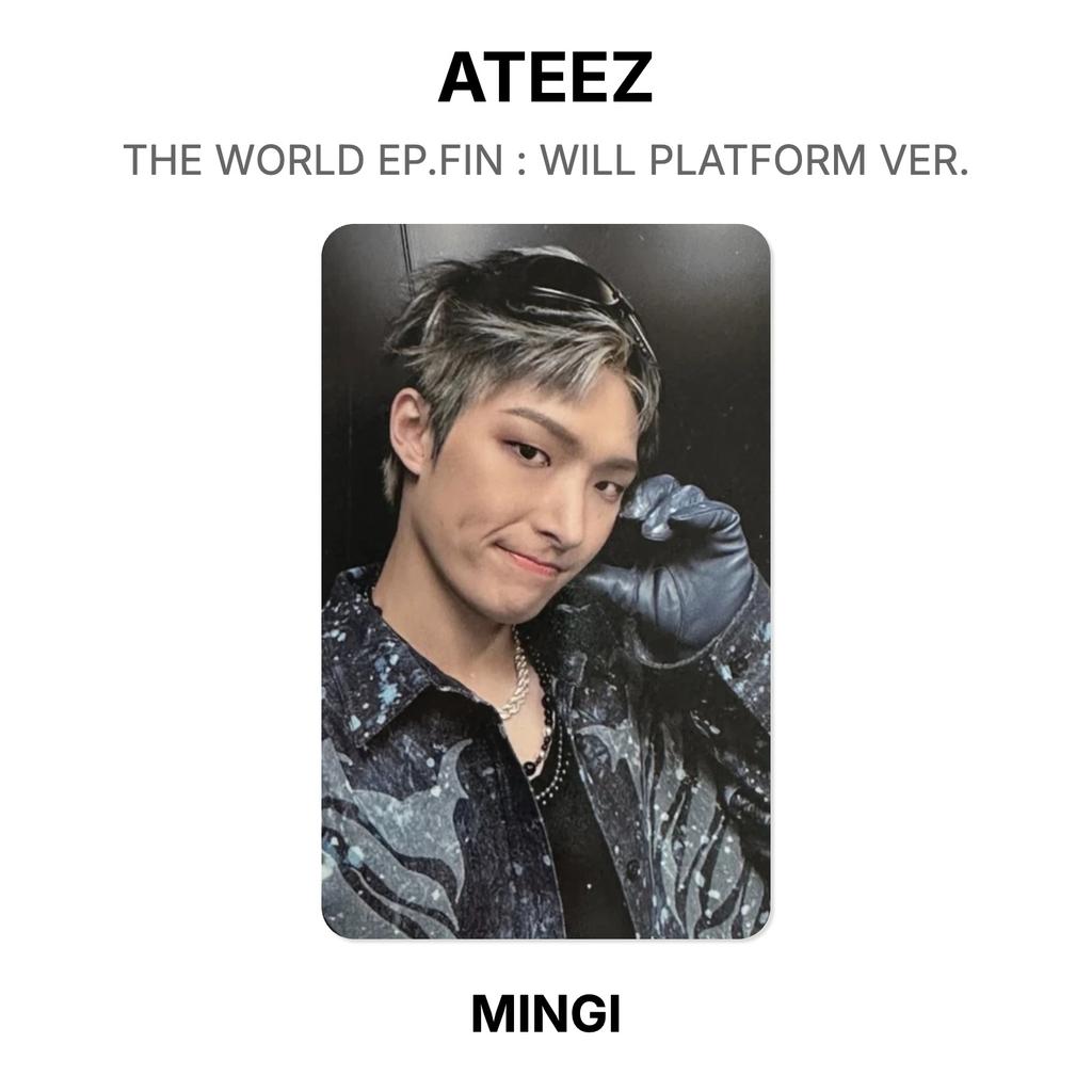 ATEEZ THE WORLD EP.FIN : WILL PLATFORM VER. Official Photocard