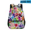 Bloques de Construcción Digitales Numberblocks Escuela Primaria y Secundaria Mochilas Escolares Mochilas Infantiles Mochilas con Estampado Digital Completo