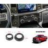 Four-wheel Drive & Trailer Switch Knob Trim Ring For Ford F150 +Carbon Fiber