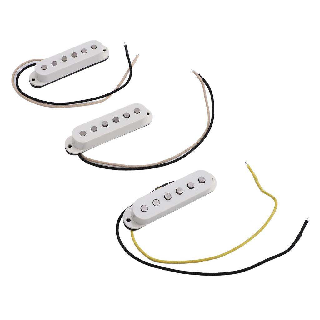 3 Pieces Guitar Pickup Set Bridge Middle and Neck Pickups Replacement 6 String Electric Guitar