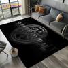 3D SPN Supernatural Sign Dean Sam Carpet Rug for Living Room Bedroom Home Sofa Decoration,Kids Play Area Rug Non-slip Floor Mat