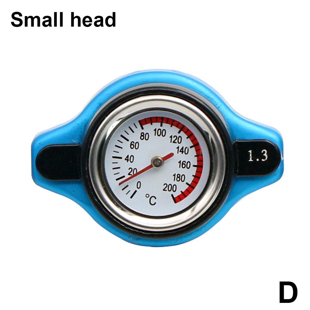 Car Motorcycle Styling Thermo Radiator Cap Tank Cover High Pressure Rating Water Temperature Gauge 0.9 Bar/ 1.1 Bar/1.3 Bar