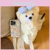 Fun Plush Bear Crossbody Bag With Zipper Closure For College And Use Casual