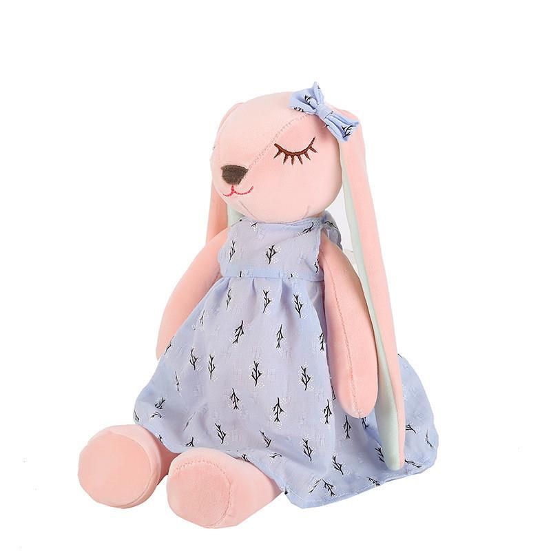Plush Bunny Doll For Kids With Pp Cotton Filling And Soft Rabbit Fur For Comfort And Play