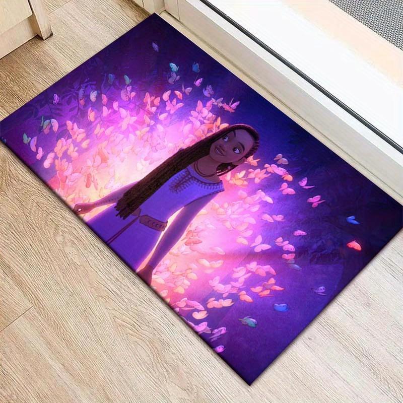 

1pc Wish Pattern Area Rug Soft Flannel Floor Mat for Living Room, Bedroom, Sofa Coffee Table Floor Mat 60cm by 90cm