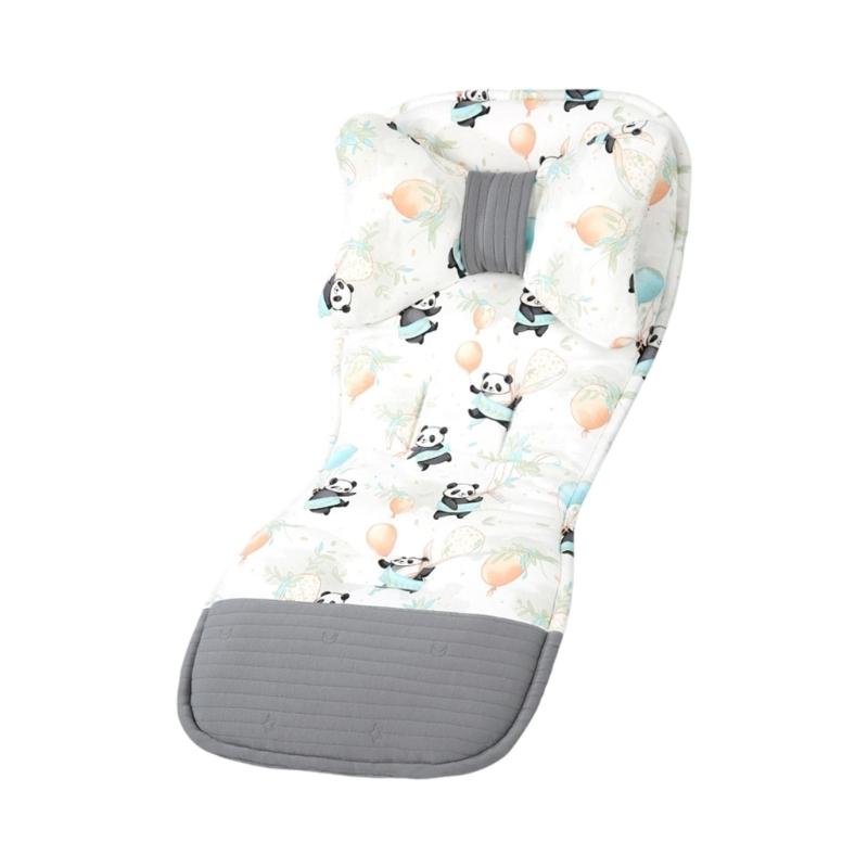Strollers Seat Liner with Printed Pattern Pushchair Mattress Chair Pad Baby Carriers Cushion Seat Pad Infant Supply