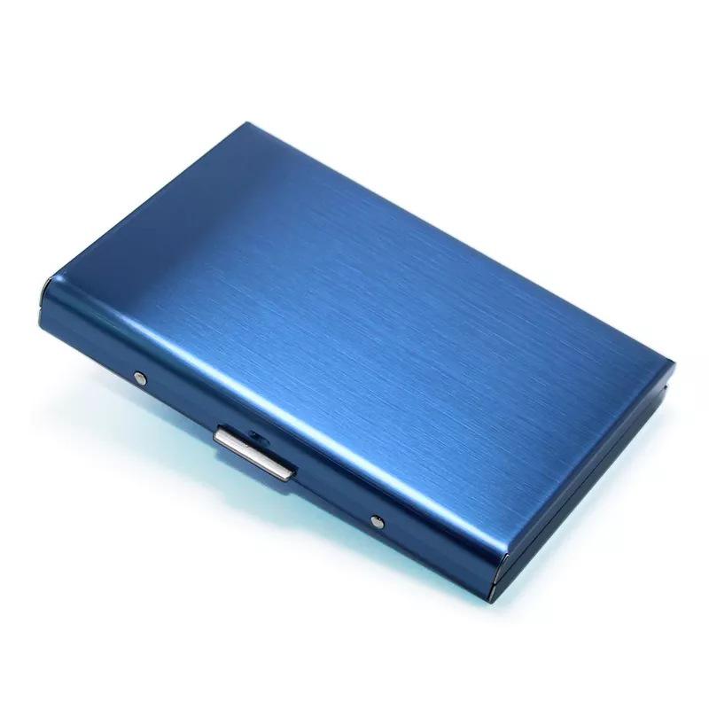 Stainless Steel Anti-Scan Card Holder - Men's & Women's Anti-Demagnetization Compact Card Sleeve