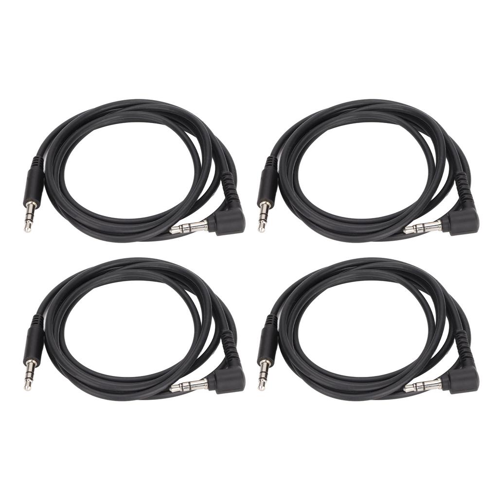 4Pcs AUX Cord 3.5mm Male To Male Auxiliary Sound Cable for Car Home Stereos Headphone Speaker