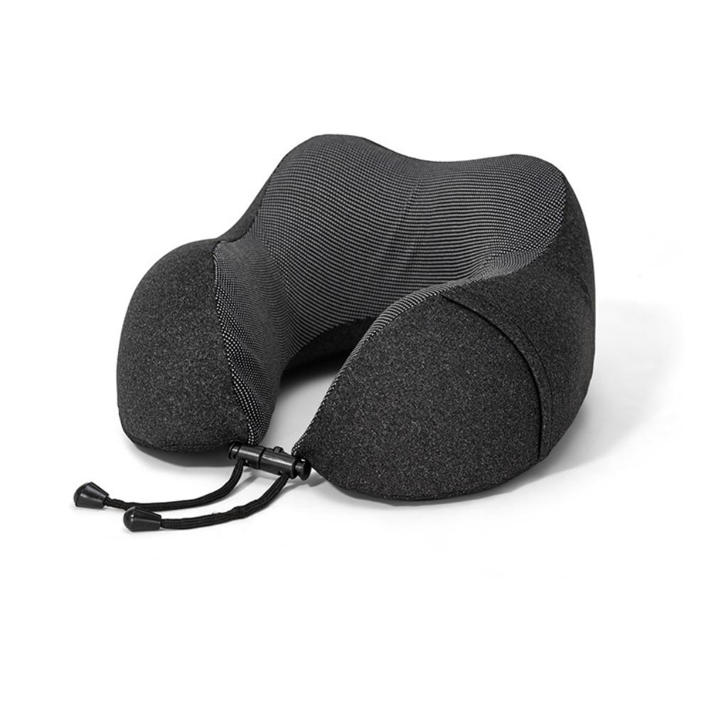 Cationic Cool Feeling U-shaped Pillow, Slow Rebound Memory Foam Neck Support Travel Pillow for Office Nap