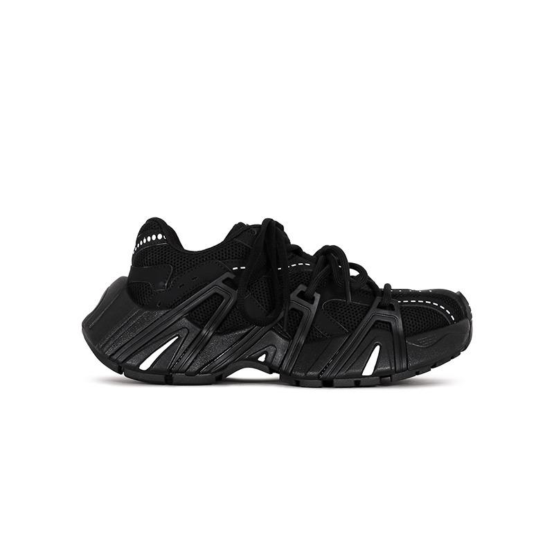 Fashion Shoes Female 2025 Mesh Women's Vulcanize Shoes Outdoor Breathable Women Casual Sneakers Round Toe Platform Lace Up Women's Shoes