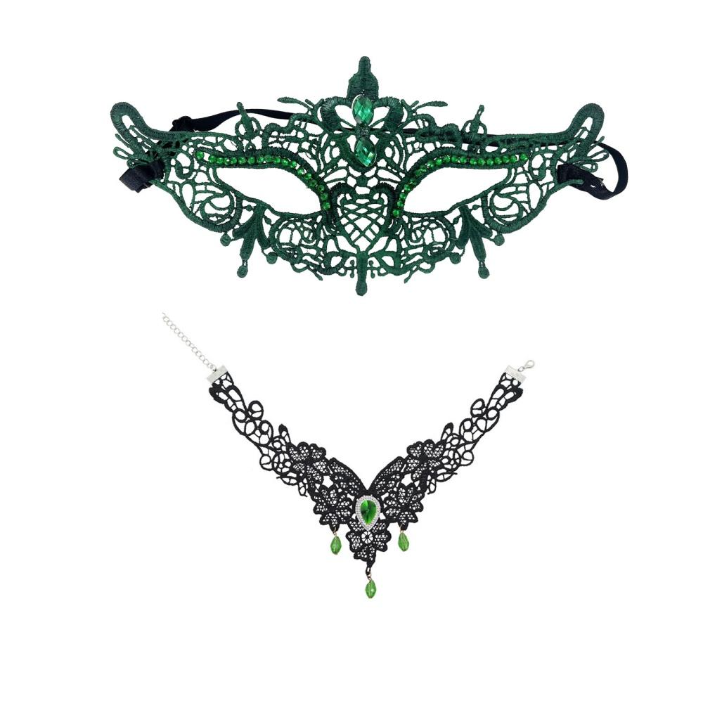 Couple Masquerade Masks Set Venetian Style Half Face Mask for Men Women Prince Gold Powder Painted Mask Princess Lace Mask